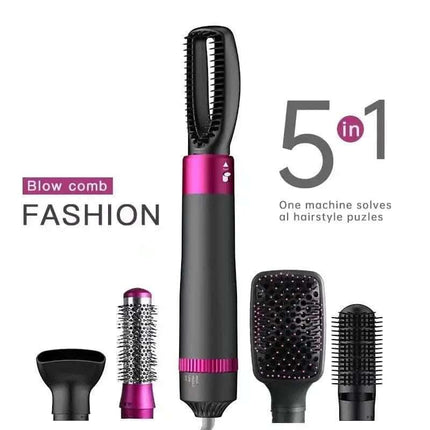 Professional 5 In 1 Hair Dryer Brush Dryer And Straightening Brush Electric Hair Styling Tool Automatic Hair Curler Beauty Supplies Gadgets Fendax 0