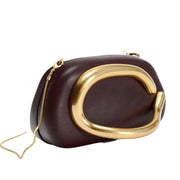 Trendsi 0 Retro Metal Decorative Clutch Box Bag