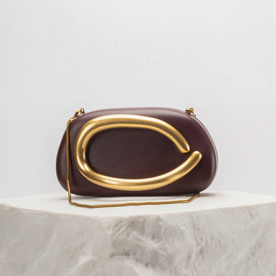 Trendsi 0 Retro Metal Decorative Clutch Box Bag
