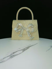 Trendsi 0 Gold Rhinestone Banquet Full Diamond Shoulder Crossbody Women's Bag