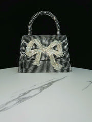 Trendsi 0 Black Rhinestone Banquet Full Diamond Shoulder Crossbody Women's Bag
