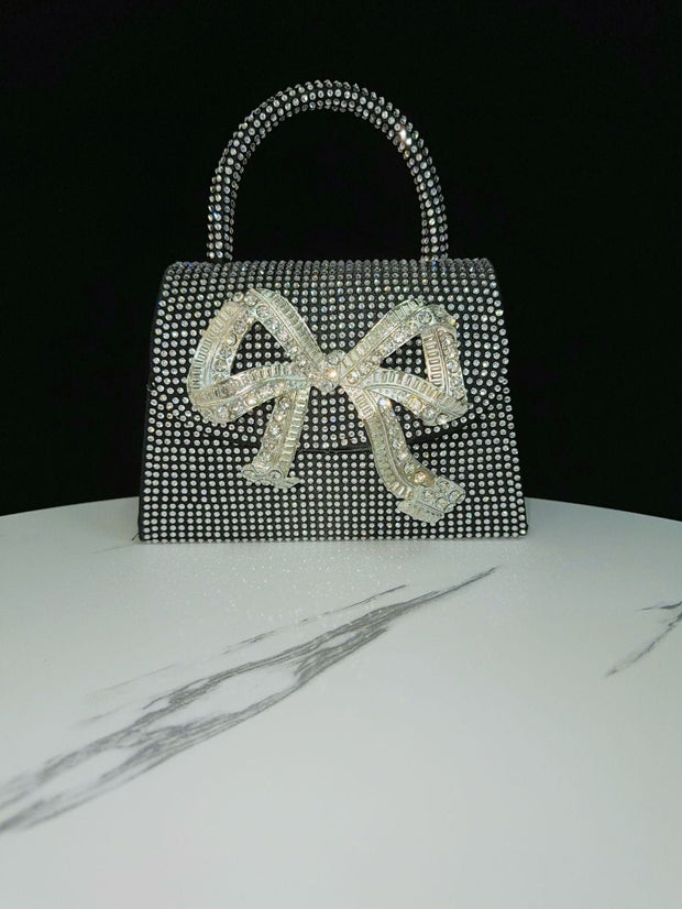 Trendsi 0 Black Rhinestone Banquet Full Diamond Shoulder Crossbody Women's Bag