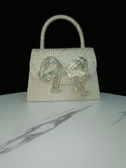 Trendsi 0 Champagne Rhinestone Banquet Full Diamond Shoulder Crossbody Women's Bag