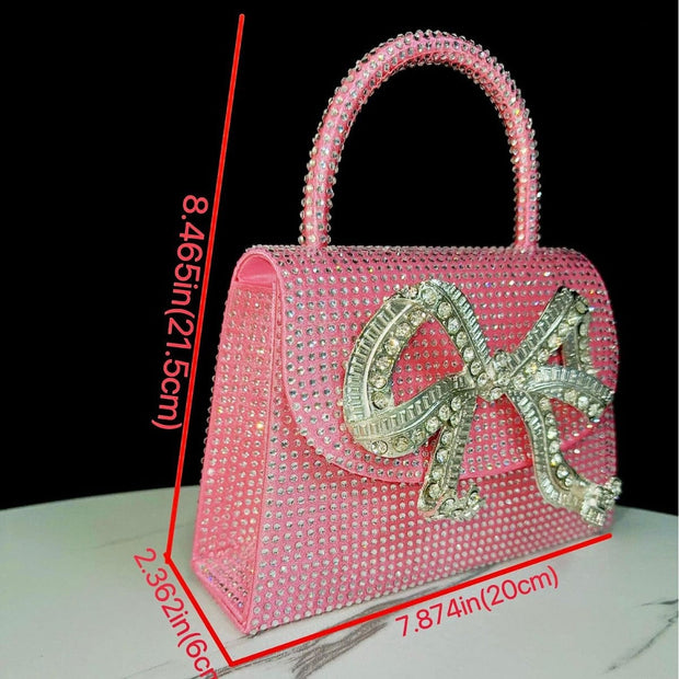 Trendsi 0 Rhinestone Banquet Full Diamond Shoulder Crossbody Women's Bag