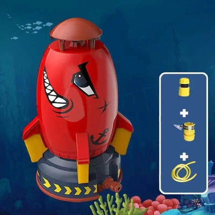 Rocket Launcher Toys Outdoor Rocket Water Pressure Lift Sprinkler Toy Fun Interaction In Garden Lawn Water Spray Toys For Kids Summer Gadgets Fendax 0