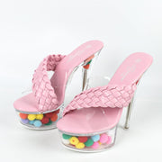 Trendsi 0 Sexy Super High Heels 15CM Stiletto Waterproof Platform