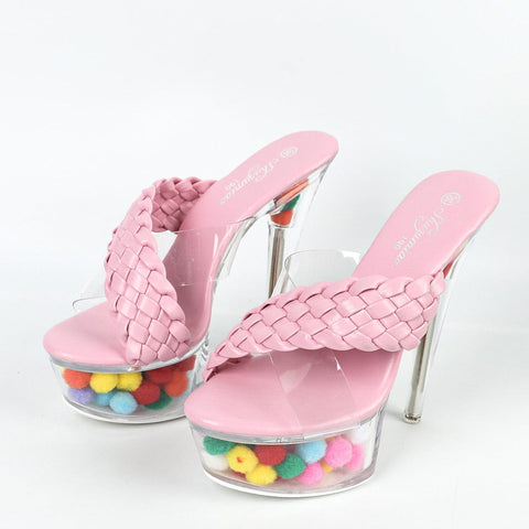 Trendsi 0 Sexy Super High Heels 15CM Stiletto Waterproof Platform
