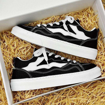 Sports Black Trend Flat Shoes Fendax 0