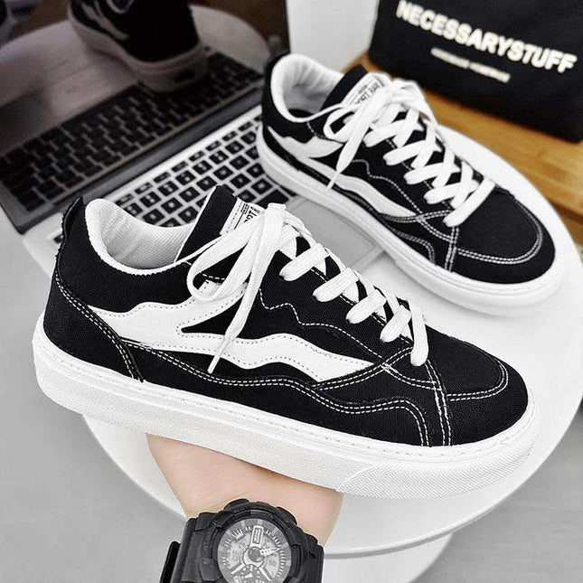Sports Black Trend Flat Shoes Fendax 0