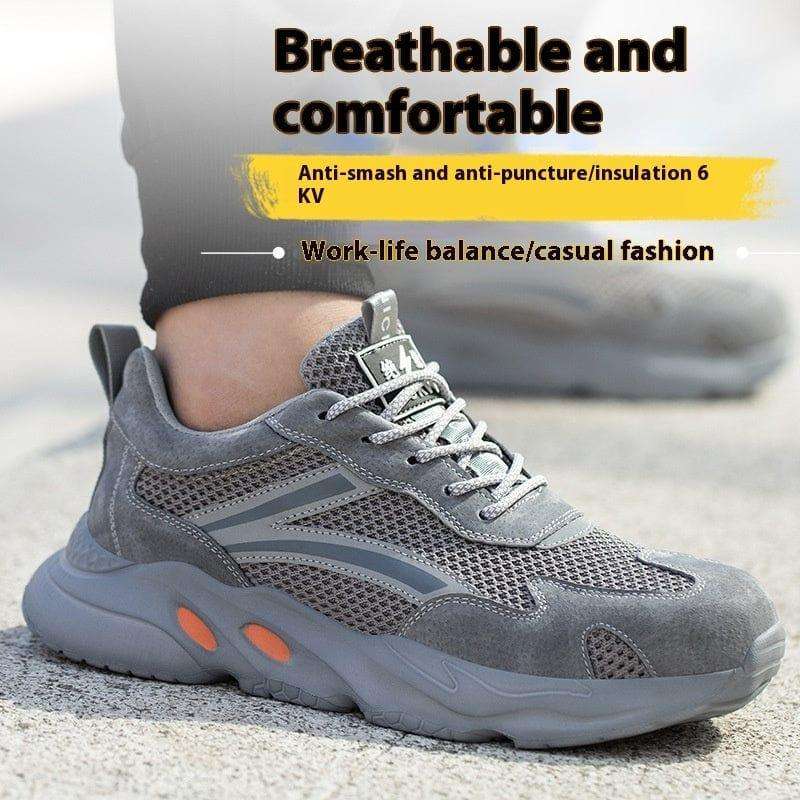 Summer Breathable Labor Protection Shoes Anti Smashing Anti Piercing Anti Slip