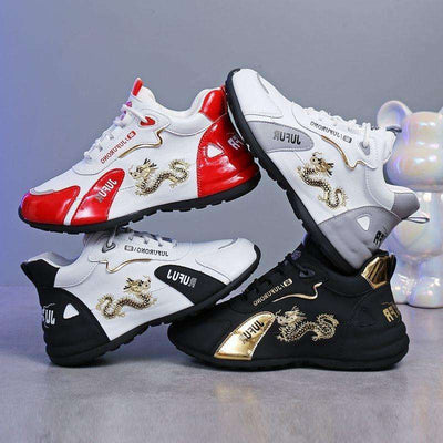 Thick Bottom Lightweight Fashion Breathable Outdoor Trendy Wear Comfortable Sneaker Men