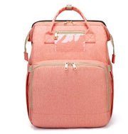 Trendsi 0 Pink C USB Charging Version Mommy Bed Backpack Folding Large Capacity Multi-function