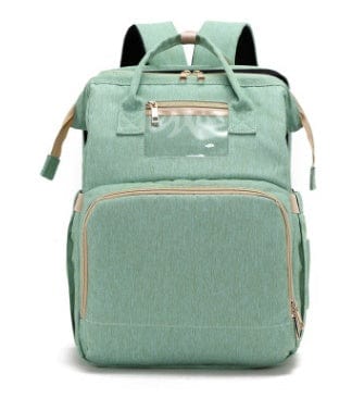 Trendsi 0 Light green C USB Charging Version Mommy Bed Backpack Folding Large Capacity Multi-function