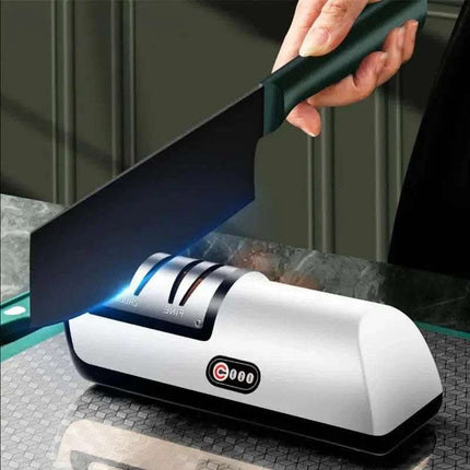 USB Rechargeable Electric Knife Sharpener Automatic Adjustable Kitchen Tool For Fast Sharpening Knives Scissors And Grinders Gadgets Fendax 0