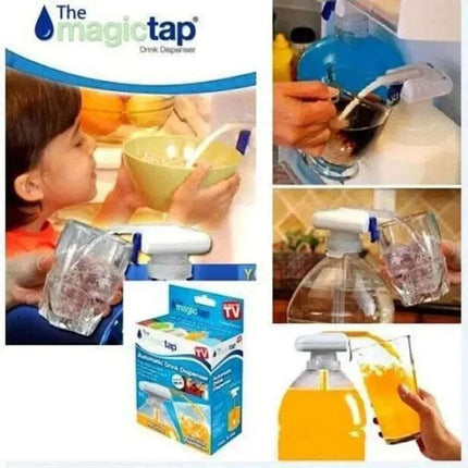 Useful Portable Electric Automatic Water Fountain Milk Drink Beverage Dispenser Spill Proof Magic Tap Kitchen Gadgets Fendax 0