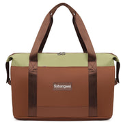Trendsi Chocolate / One Size Waterproof Expandable Travel Bag