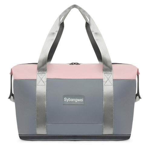 Trendsi Gray / One Size Waterproof Expandable Travel Bag
