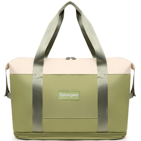 Trendsi Yellow-Green / One Size Waterproof Expandable Travel Bag