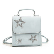 Trendsi 0 Blue Women's Bag Fashionable Sequins Five-pointed Star Backpack