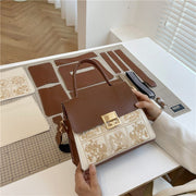 Trendsi 0 Brown Material Package Women's Diy Handmade Knitted Messenger Bag