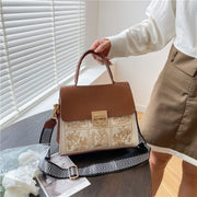 Trendsi 0 Women's Diy Handmade Knitted Messenger Bag
