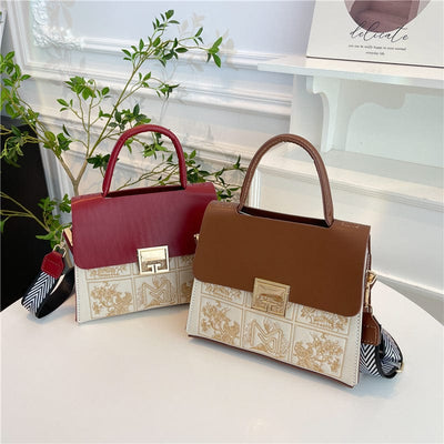 Trendsi 0 Women's Diy Handmade Knitted Messenger Bag