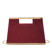 Trendsi 0 Wine Red Women's Fashion Bright Shoulder Hand Carrying Messenger Bag