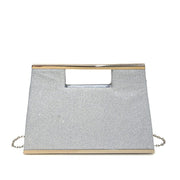 Trendsi 0 Silver Women's Fashion Bright Shoulder Hand Carrying Messenger Bag