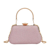 Trendsi 0 Pink Women's Fashion Clutch Crossbody Chain Bag