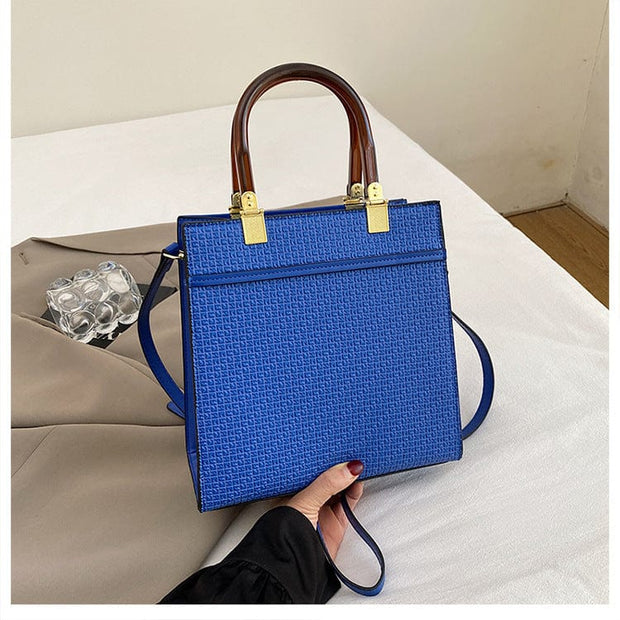 Trendsi 0 Blue Women's Fashion Stone Pattern Handbag