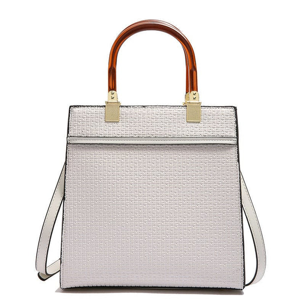 Trendsi 0 White Women's Fashion Stone Pattern Handbag