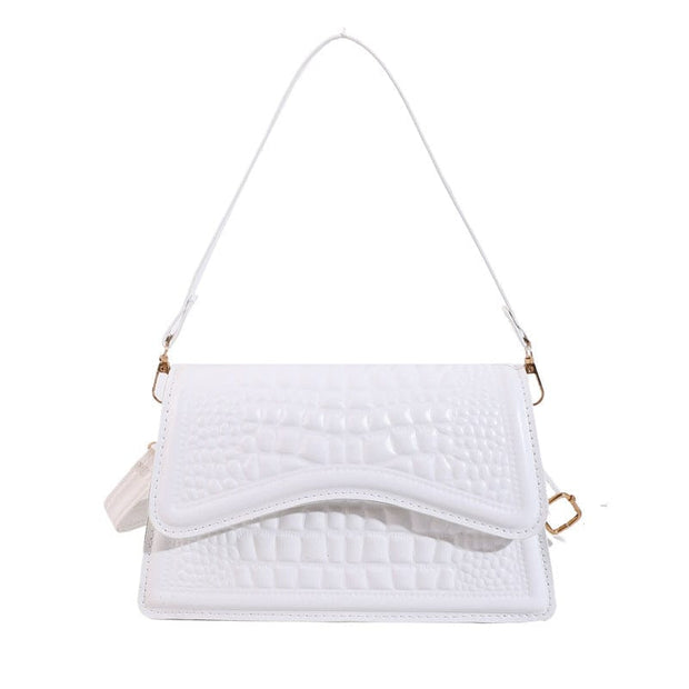 Trendsi 0 White Women's Fashion Temptation One Shoulder Crossbody