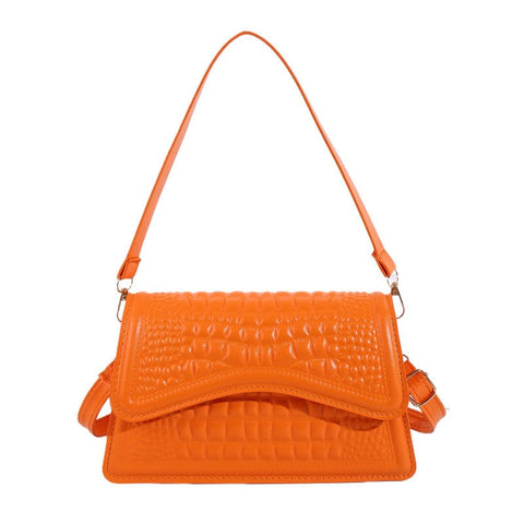 Trendsi 0 Orange Women's Fashion Temptation One Shoulder Crossbody