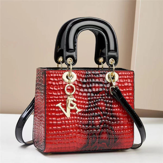 Trendsi 0 Nail Pattern Red Women's Handbag Shoulder Messenger Bag