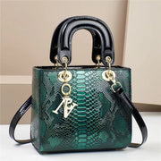 Trendsi 0 Snakeskin Green Women's Handbag Shoulder Messenger Bag
