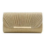 Trendsi 0 Gold / Standard Women's Hardware Edge Party Pattern Fine Pink Clutch