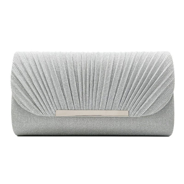Trendsi 0 Silver / Standard Women's Hardware Edge Party Pattern Fine Pink Clutch
