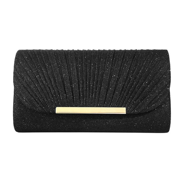 Trendsi 0 Black / Standard Women's Hardware Edge Party Pattern Fine Pink Clutch