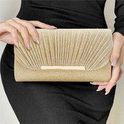 Trendsi 0 Women's Hardware Edge Party Pattern Fine Pink Clutch