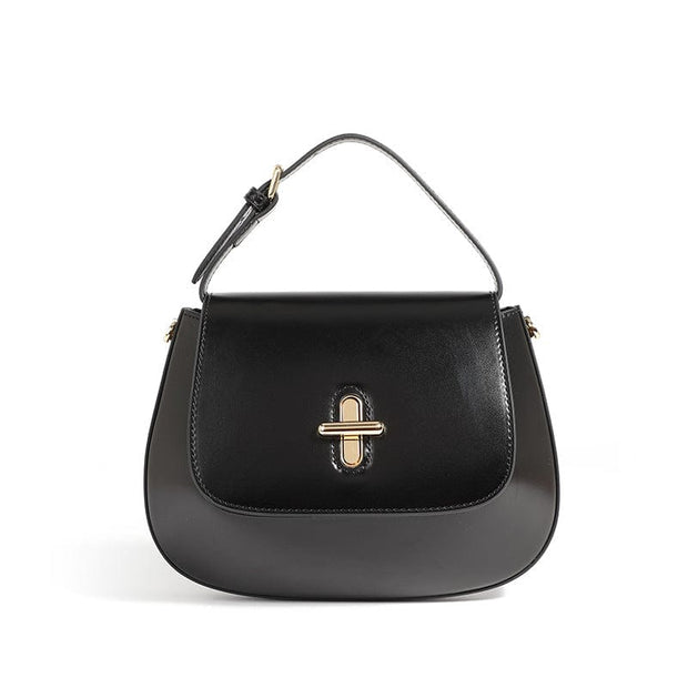 Trendsi 0 Black / 23X2X17cm Women's Leather Messenger Bag Niche