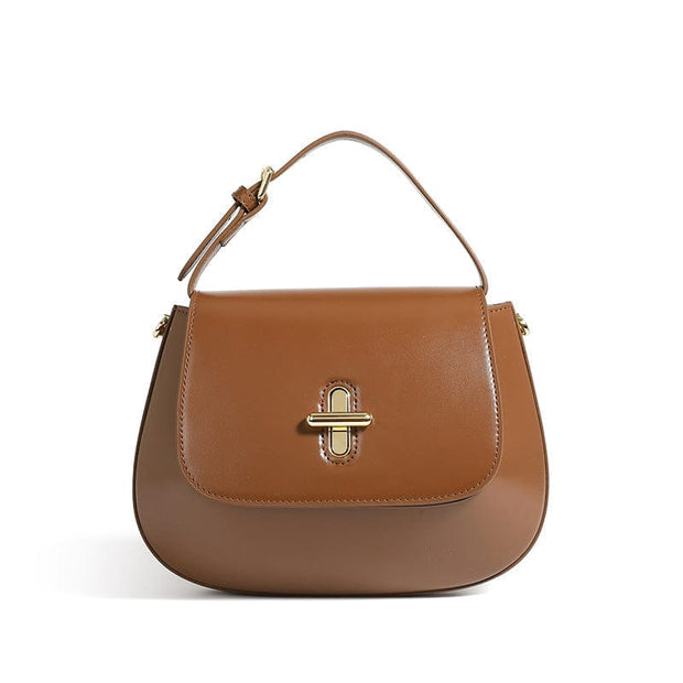 Trendsi 0 Women's Leather Messenger Bag Niche
