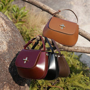 Trendsi 0 Women's Leather Messenger Bag Niche