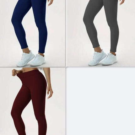 Women's Yoga Pants High Waist Lift High Elastic Tight Fitness Trousers Fendax 0