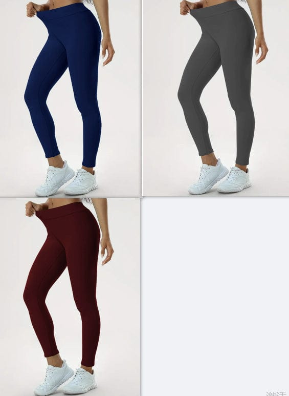 Trendsi 0 Set6 / 2XL Women's Yoga Pants High Waist Lift High Elastic Tight Fitness Trousers
