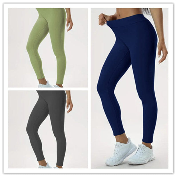 Trendsi 0 Set5 / 2XL Women's Yoga Pants High Waist Lift High Elastic Tight Fitness Trousers