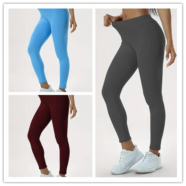 Trendsi 0 Set4 / 2XL Women's Yoga Pants High Waist Lift High Elastic Tight Fitness Trousers