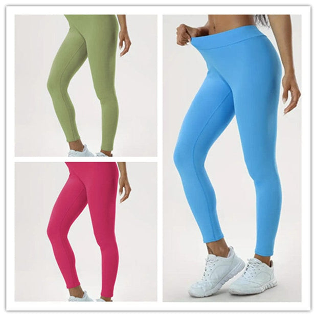 Trendsi 0 Set3 / 2XL Women's Yoga Pants High Waist Lift High Elastic Tight Fitness Trousers