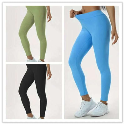 Women's Yoga Pants High Waist Lift High Elastic Tight Fitness Trousers Fendax 0