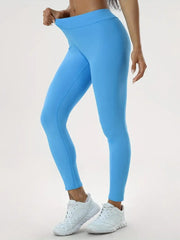 Trendsi 0 Blue / S Women's Yoga Pants High Waist Lift High Elastic Tight Fitness Trousers