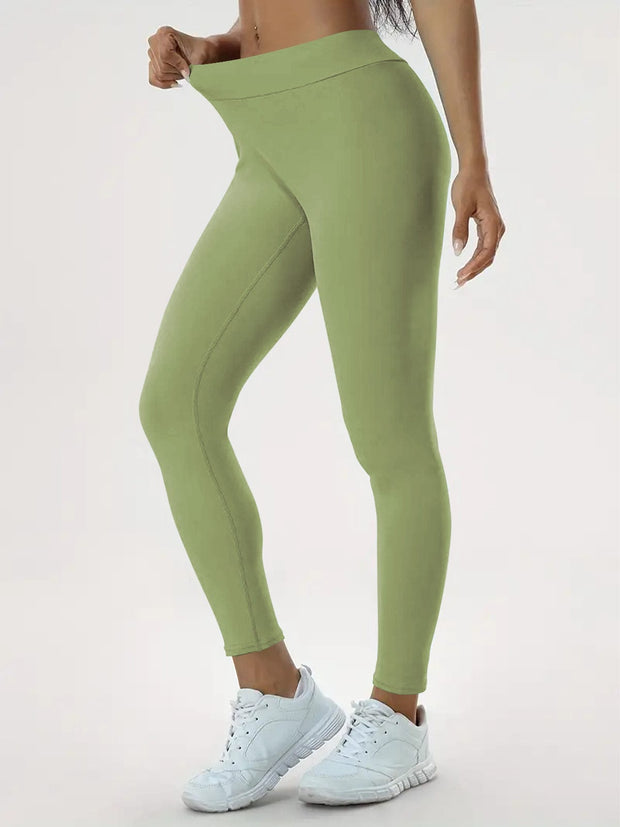 Trendsi 0 Army Green / S Women's Yoga Pants High Waist Lift High Elastic Tight Fitness Trousers
